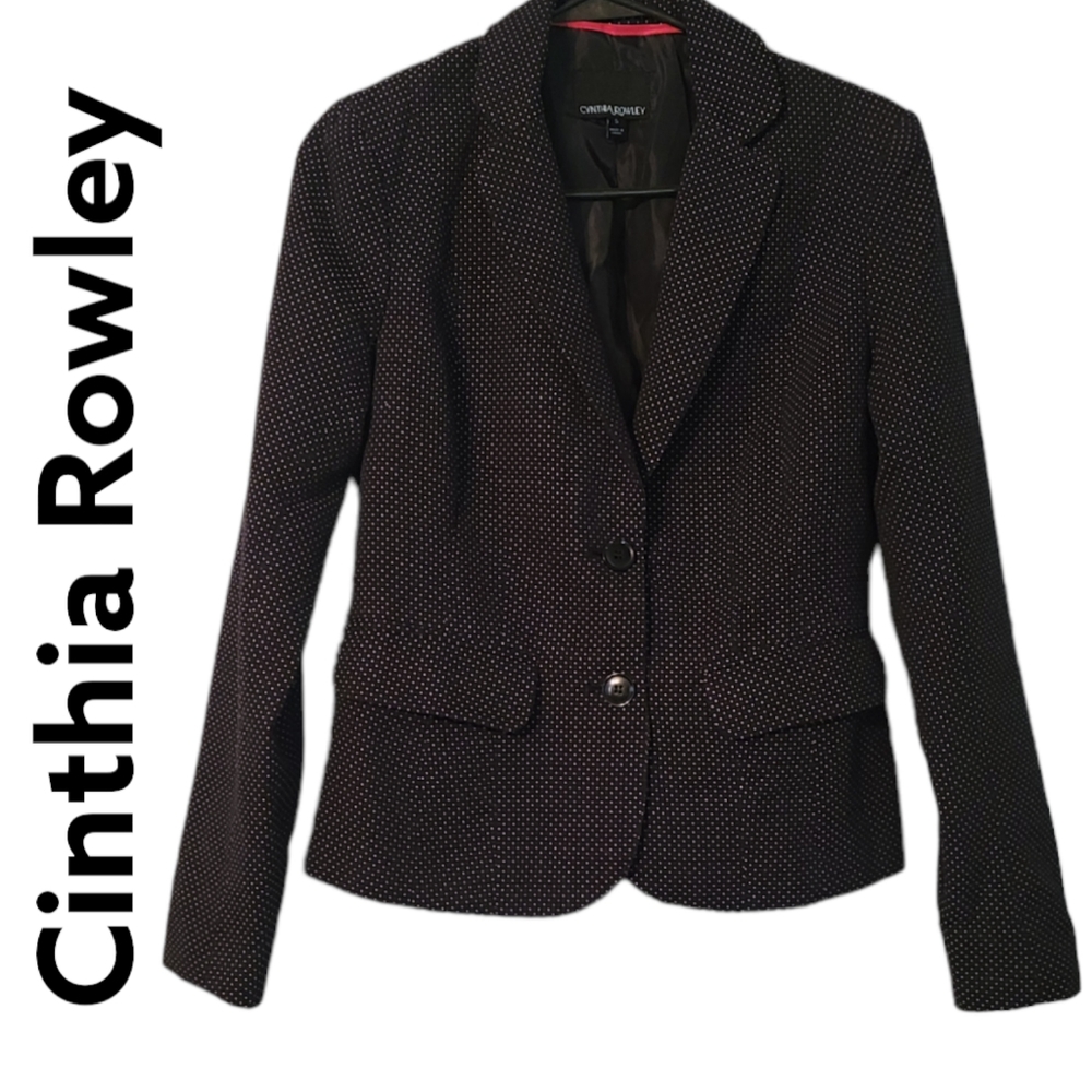 Cynthia Rowley Women's Polka Dot Blazer Size S